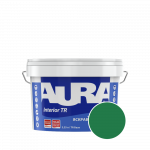 Краска интерьерная Aura Interior TR RAL 160 40 55 (хвойный) матовая 2,25 л (2,72 кг)