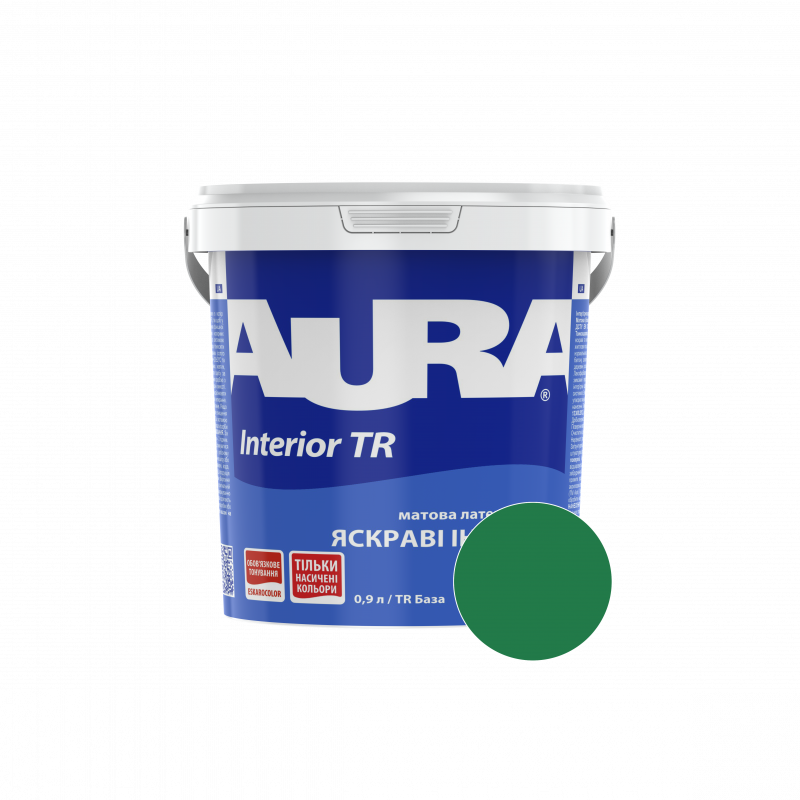 Фарба інтер'єрна Aura Interior TR RAL 160 40 55 (хвойний) матова 0,9 л (1,13 кг)