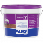 Фарба акрилатна AURA LuxPro 7 для стін та стель шовковисто-матова миюча біла TR 9 л 
