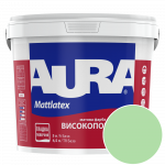 Фарба інтер'єрна миюча Aura Mattlatex 3D Agave 105 (світло-зелений) матова 5 л