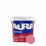 Краска интерьерная моющаяся Aura Mattlatex 3D Baccara 20 (дымчато-розовый) матовая 1 л 