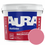 Краска интерьерная моющаяся Aura Mattlatex 3D Baccara 20 (дымчато-розовый) матовая 5 л