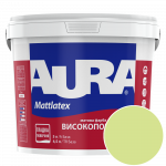 Фарба інтер'єрна миюча Aura Mattlatex 3D Herba 50 (лаймово-кремовий) матова 5 л