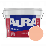 Краска интерьерная моющаяся Aura Mattlatex NCS 0030-Y60R (тёплый светло-персиковый) матовая 10 л