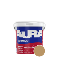 Краска интерьерная моющаяся Aura Mattlatex NCS 0040-Y20R (тёплый медово-янтарный) матовая
