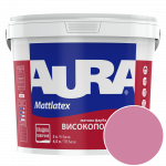 Краска интерьерная моющаяся Aura Mattlatex NCS 1050-R20B (тёплый приглушённый розовый) матовая 5 л
