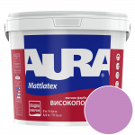 Краска интерьерная моющаяся Aura Mattlatex NCS 1050-R40B (аметистовый) матовая 5 л