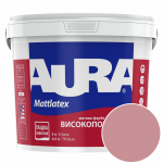 Краска интерьерная моющаяся Aura Mattlatex NCS 2030-R (приглушённый розовый) матовая 5 л
