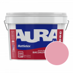 Краска интерьерная моющаяся Aura Mattlatex NCS S 0540-R10B (припылённый розовый) матовая 10 л