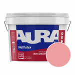 Краска интерьерная моющаяся Aura Mattlatex NCS S 0540-Y90R (тёплый припылённый розовый) матовая 10 л