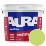 Фарба інтер'єрна миюча Aura Mattlatex NCS S 0550-G40Y (салатовий) матова 5 л