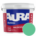 Фарба інтер'єрна миюча Aura Mattlatex NCS S 1055-B90G (трав'яний) матова 5 л