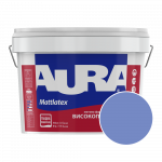Краска интерьерная моющаяся Aura Mattlatex NCS S 2050-R70B (дымчато-синий) матовая 10 л