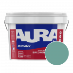 Фарба інтер'єрна миюча Aura Mattlatex NCS S 3030-B60G (смарагдовий) матова 10 л