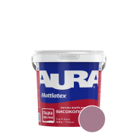 Краска интерьерная моющаяся Aura Mattlatex NCS S 3030-R20B (приглушённый розовый 2) матовая