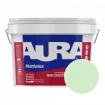 Фарба інтер'єрна миюча Aura Mattlatex NOVA G052 (ніжно-зелений) матова 10 л