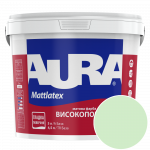 Фарба інтер'єрна миюча Aura Mattlatex NOVA G052 (ніжно-зелений) матова 5 л