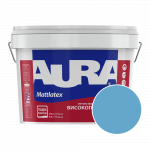 Краска интерьерная моющаяся Aura Mattlatex NOVA N016 (бирюзово-синий) матовая 10 л