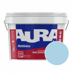 Фарба інтер'єрна миюча Aura Mattlatex NOVA S015 (світло-блакитний) матова 10 л