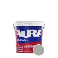 Фарба інтер'єрна миюча Aura Mattlatex NOVA S069 (зеленувато-сірий) матова