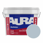 Фарба інтер'єрна миюча Aura Mattlatex NOVA X127 (туманний блакитний) матова 10 л