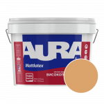 Краска интерьерная моющаяся Aura Mattlatex NOVA Y031 (медово-персиковый) матовая 10 л