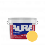Краска интерьерная моющаяся Aura Mattlatex NOVA Y115 (золотисто-жёлтый) матовая 2.5 л