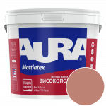 Фарба інтер'єрна миюча Aura Mattlatex RAL 040 60 30 (глиняний) матова 5 л