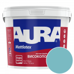 Краска интерьерная моющаяся Aura Mattlatex RAL 210 70 25 (холодный аквамариновый) матовая 5 л