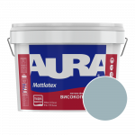 Фарба інтер'єрна миюча Aura Mattlatex RAL 220 70 10 (блакитно-сірий) матова 10 л