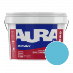 Краска интерьерная моющаяся Aura Mattlatex RAL 220 70 35 (аквамариновый) матовая 10 л