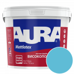 Краска интерьерная моющаяся Aura Mattlatex RAL 220 70 35 (аквамариновый) матовая 5 л
