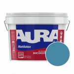 Краска интерьерная моющаяся Aura Mattlatex RAL 230 50 30 (глубокий бирюзовый) матовая 10 л