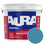 Краска интерьерная моющаяся Aura Mattlatex RAL 230 50 30 (глубокий бирюзовый) матовая 5 л