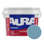 Краска интерьерная моющаяся Aura Mattlatex RAL 230 60 20 (холодный бирюзово-синий) матовая 10 л