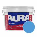 Краска интерьерная моющаяся Aura Mattlatex RAL 250 60 40 (приглушённый синий) матовая 10 л