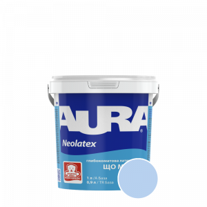 Краска интерьерная латексная Aura Neolatex NCS 0030-R80B (небесно-голубой) глубокоматовая
