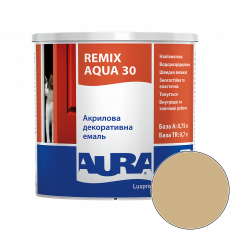 Эмаль акриловая Aura Luxpro Remix Aqua 30 RAL 1001 (бежевый) полуматовая
