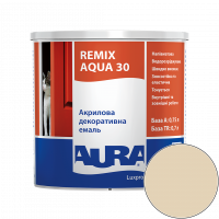 Эмаль акриловая Aura Luxpro Remix Aqua 30 RAL 1015 (светлая слоновая кость) полуматовая