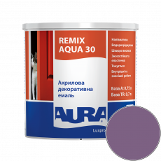 Эмаль акриловая Aura Luxpro Remix Aqua 30 RAL 4001 (лавандовый) полуматовая