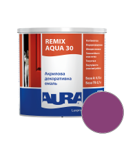 Емаль акрилова Aura Luxpro Remix Aqua 30 RAL 4006 (насичений фіолетовий) напівматова