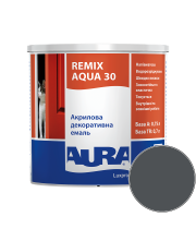 Емаль акрилова Aura Luxpro Remix Aqua 30 RAL 7016 (антрацит) напівматова
