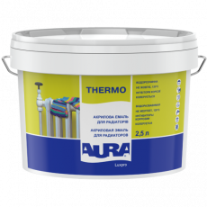 Эмаль для радиаторов термостойкая Aura Luxpro Thermo Белая глянцевая