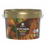 Краска акриловая Eskaro Akzent Kitchen шелковистый мат белый TR 2.7 л 