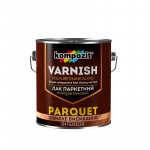 Лак для паркета полиуретановый Kompozit Varnish parquet глянцевый 2.5 л
