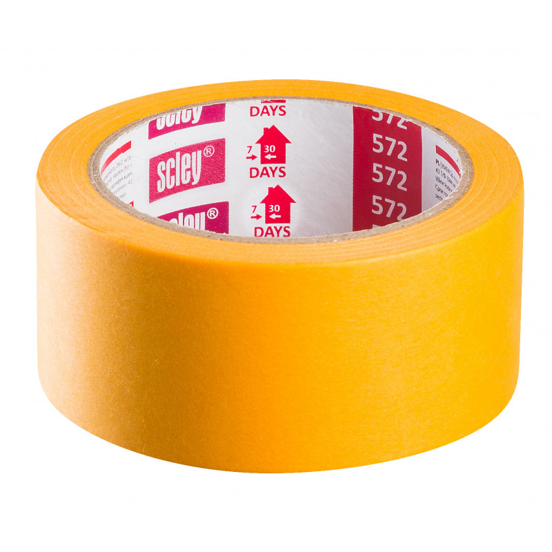Стрічка малярська Scley 572 рисовий папір 38 мм х 33 м 0300-723338