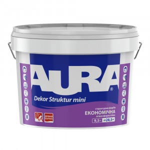 Структурная краска Aura Dekor Struktur mini 14.8 кг акрилатная