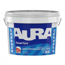 Краска фасадная силиконовая Aura Fasad Fort матовая Белая