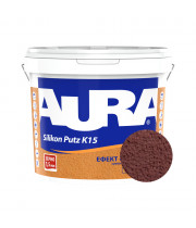 Штукатурка силиконовая барашек Aura Dekor Silikon Putz 1.5 мм цвет 01A 25 кг