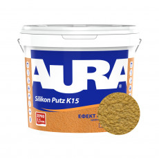 Штукатурка силиконовая барашек Aura Dekor Silikon Putz 1.5 мм цвет 06B 25 кг